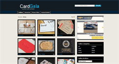 Desktop Screenshot of cardgala.com
